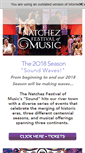 Mobile Screenshot of natchezfestivalofmusic.com